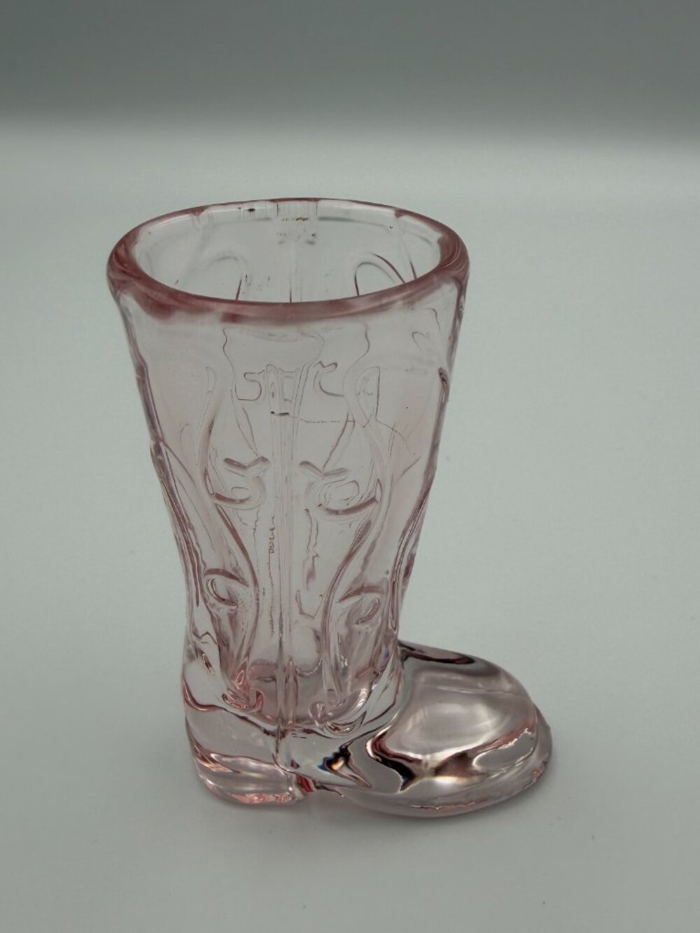 Cowboy Boot Shot Glasses Blush Pink Set of 6 0.75oz Western Barware Party NIB - Picture 11 of 16